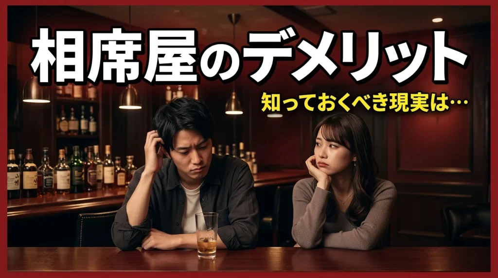 相席屋のデメリット