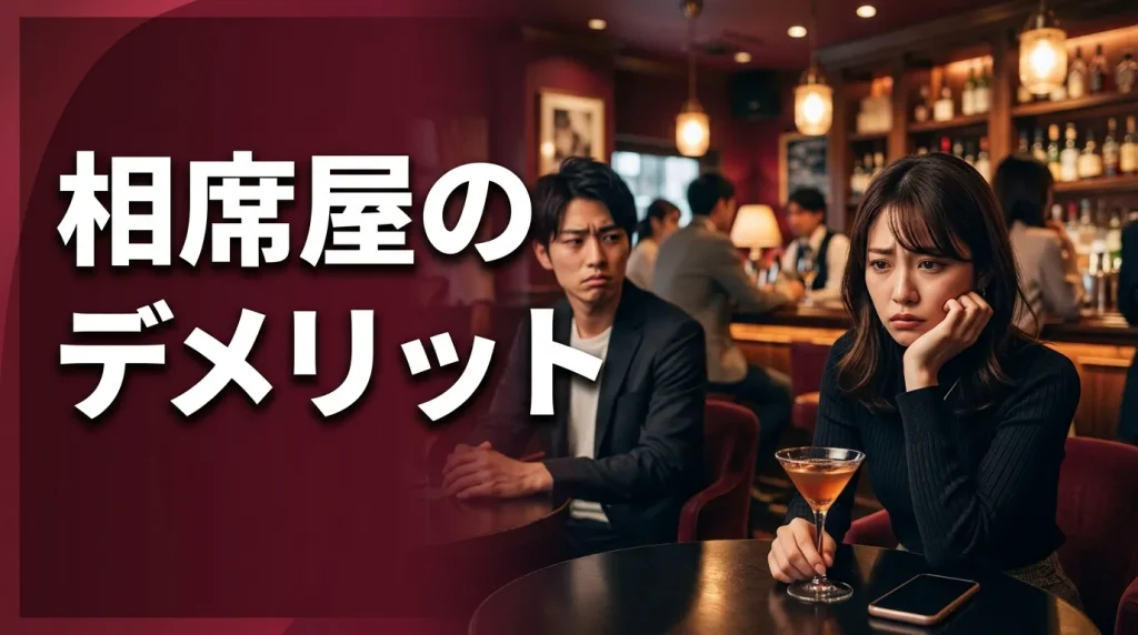 相席屋のデメリット