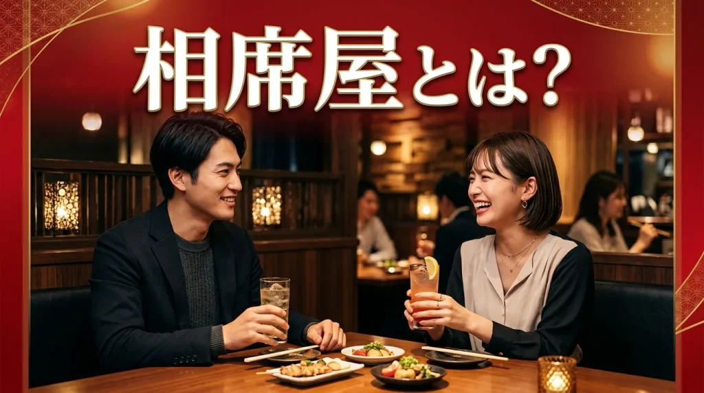 「相席屋」と相席ラウンジ、相席居酒屋との違い