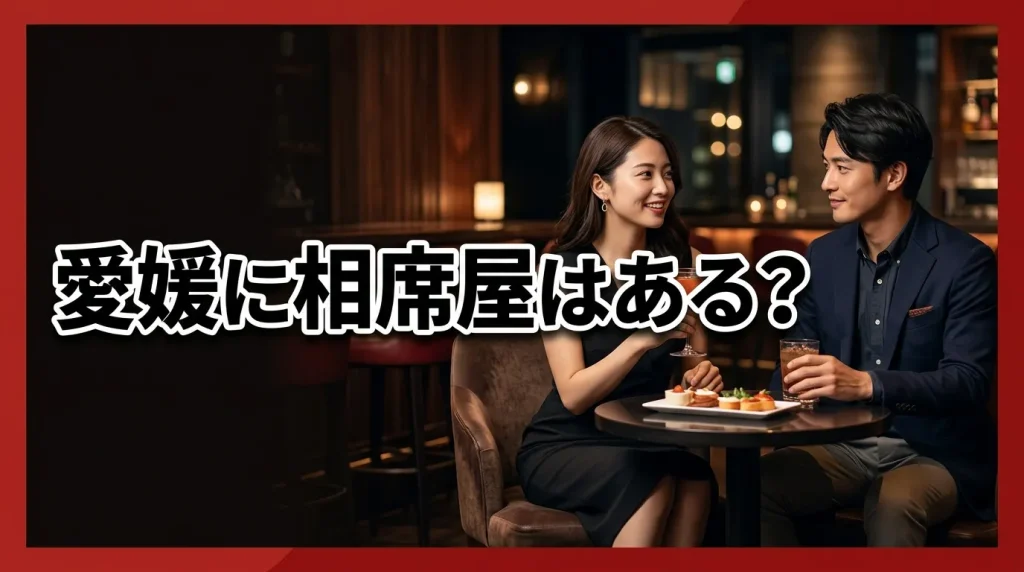 愛媛に「相席屋」はある？