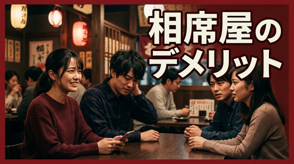 相席屋のデメリット