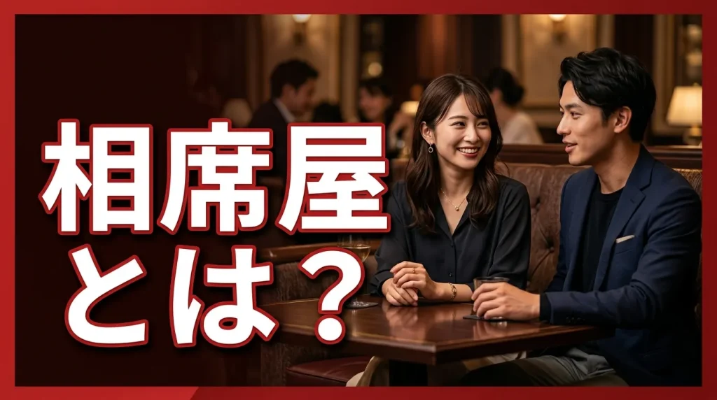 「相席屋」と相席ラウンジ、相席居酒屋との違い 「相席屋」と相席ラウンジ、相席居酒屋との違い