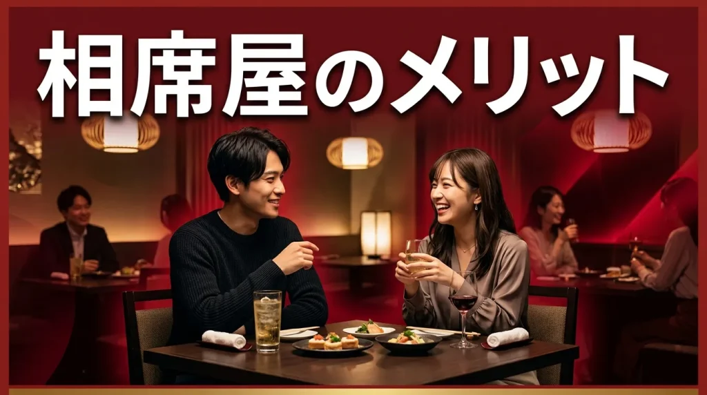 相席屋のメリット 相席屋のメリット