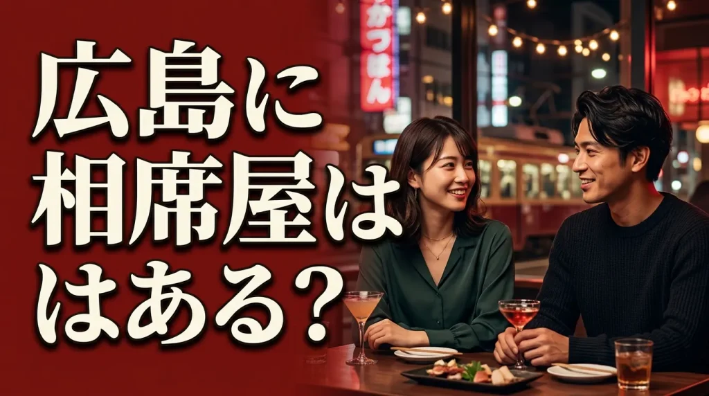 広島に「相席屋」はある? 広島に「相席屋」はある?