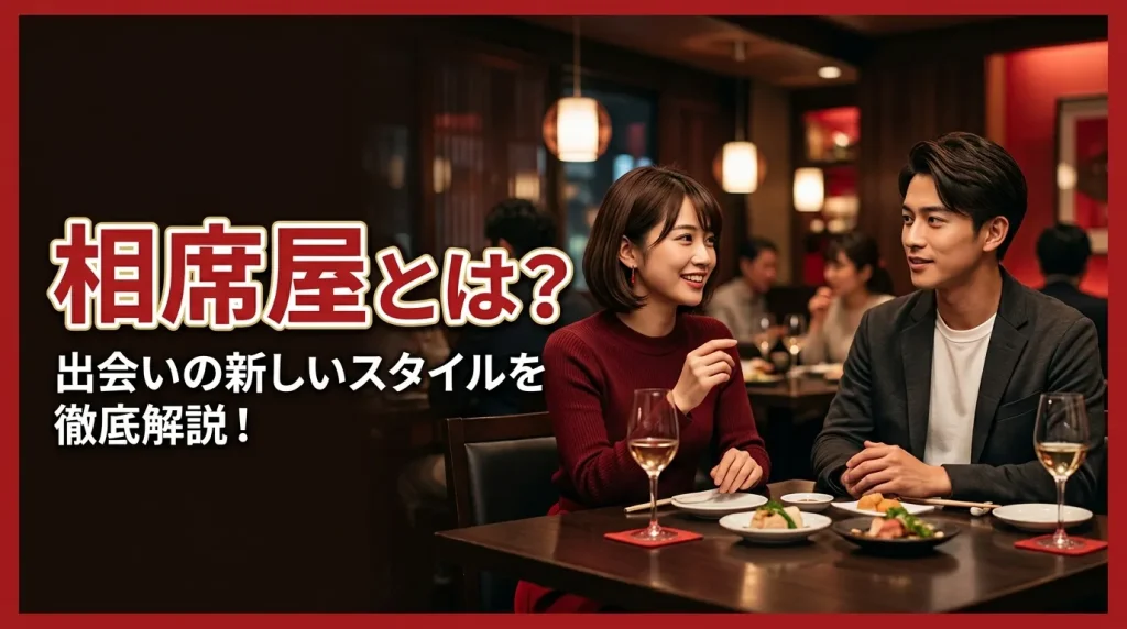 「相席屋」と相席ラウンジ、相席居酒屋との違い