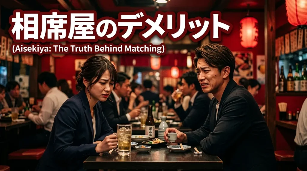 相席屋のデメリット 相席屋のデメリット