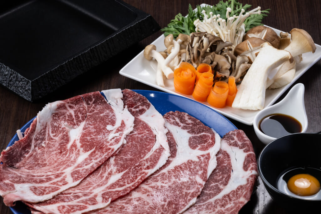 好き妬き（すき焼き）最上級のお肉